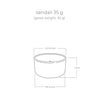 Sandali 35 g Soy Candle - Set of 4